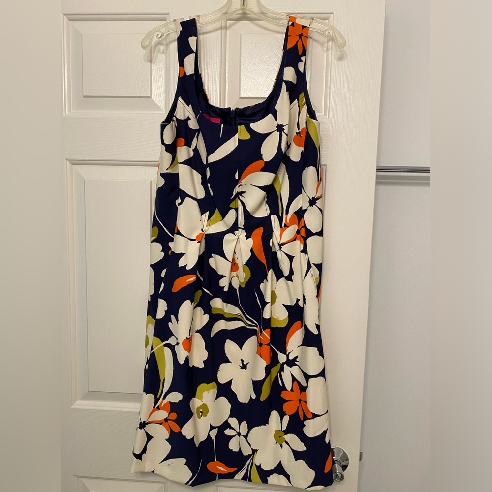 Nine and Co navy floral dress. Size 14.